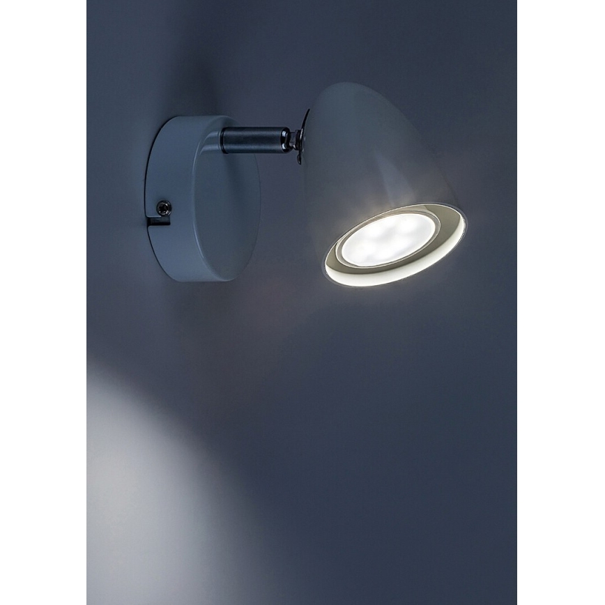 Rabalux - Sienas starmetis 1xGU10/5W/230V balta