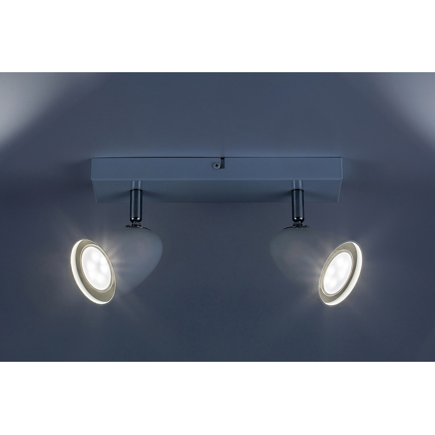 Rabalux - Starmetis 2xGU10/5W/230V balta