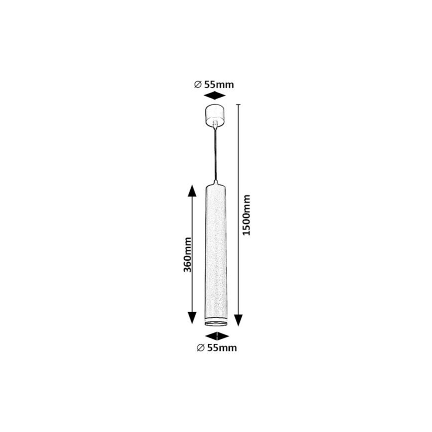 Rabalux - Lustra ar auklu 1xGU10/5W/230V