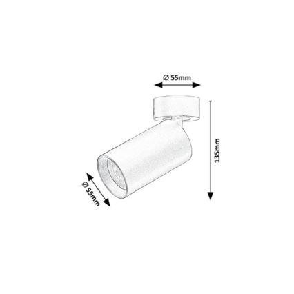 Rabalux - Punktveida gaismeklis 1xGU10/7W/230V balts