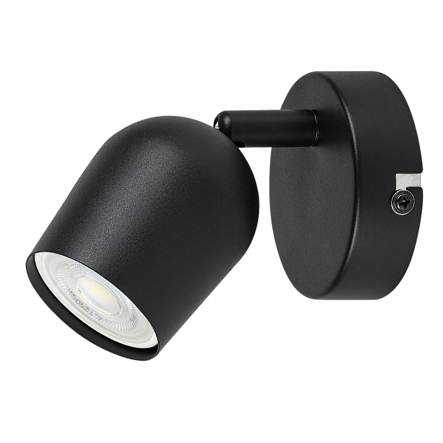Rabalux - Sienas punktveida gaismeklis 1xGU10/15W/230V melns