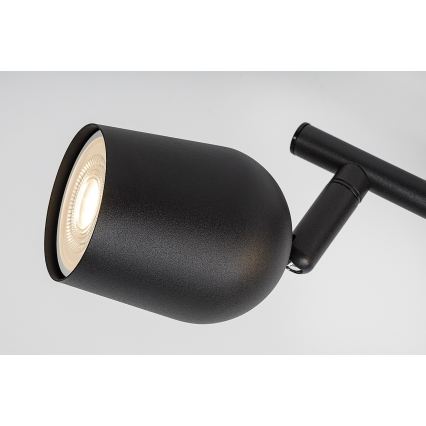 Rabalux - Spotgaismeklis 2xGU10/15W/230V melns