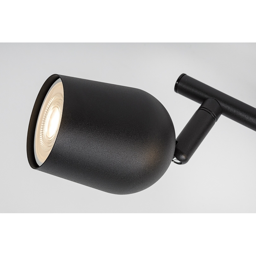 Rabalux - Spotgaismeklis 2xGU10/15W/230V melns