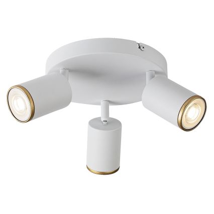Rabalux - Virziena gaismeklis 3xGU10/15W/230V balts