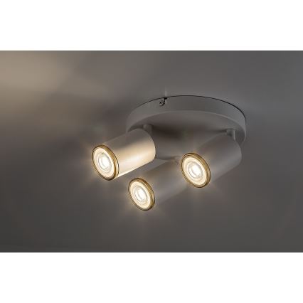 Rabalux - Virziena gaismeklis 3xGU10/15W/230V balts