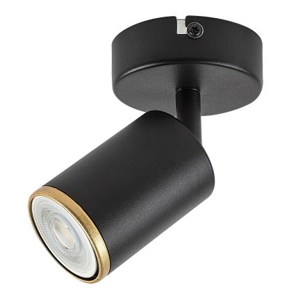 Rabalux - Sienas punktveida gaismeklis 1xGU10/15W/230V melns
