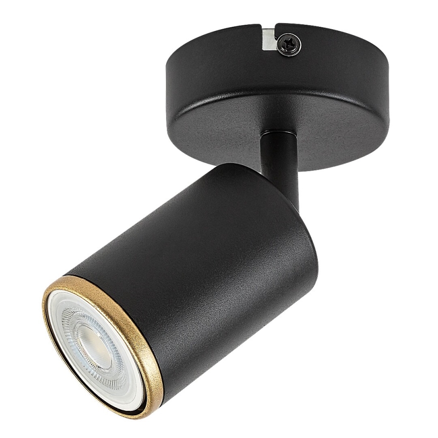 Rabalux - Sienas punktveida gaismeklis 1xGU10/15W/230V melns