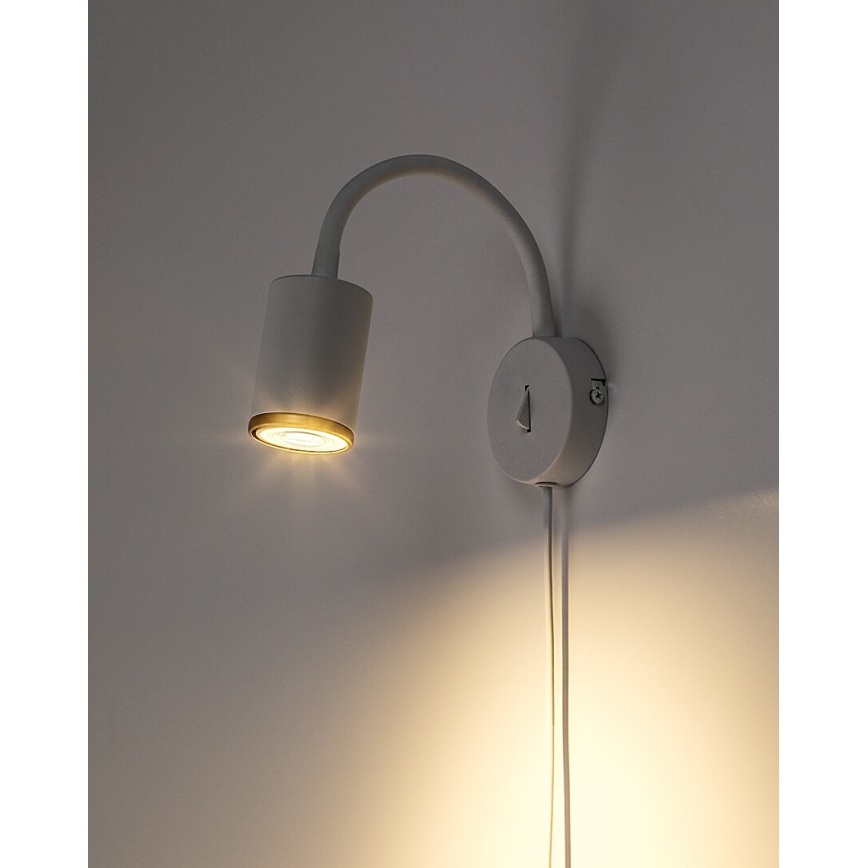 Rabalux - sienas spot gaismeklis 1xGU10/15W/230V balts