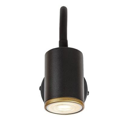 Rabalux - Sienas virziena gaismeklis 1xGU10/15W/230V melns