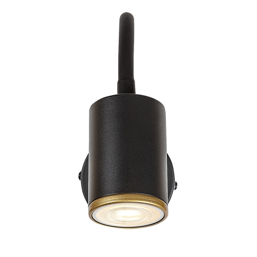 Rabalux - Sienas virziena gaismeklis 1xGU10/15W/230V melns