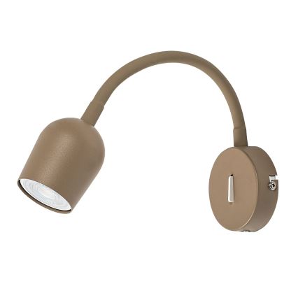 Rabalux - Sienas prožektors 1xGU10/15W/230V bēžs