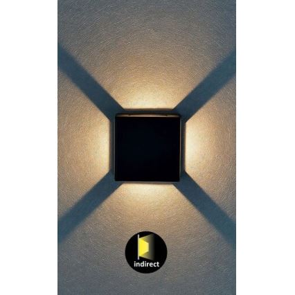 Rabalux - LED Āra sienas gaismeklis LED/6W/230V IP54 melns