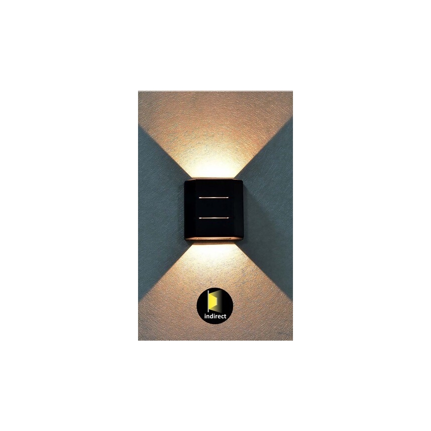 Rabalux - LED Āra sienas gaismeklis LED/6W/230V IP54 melns