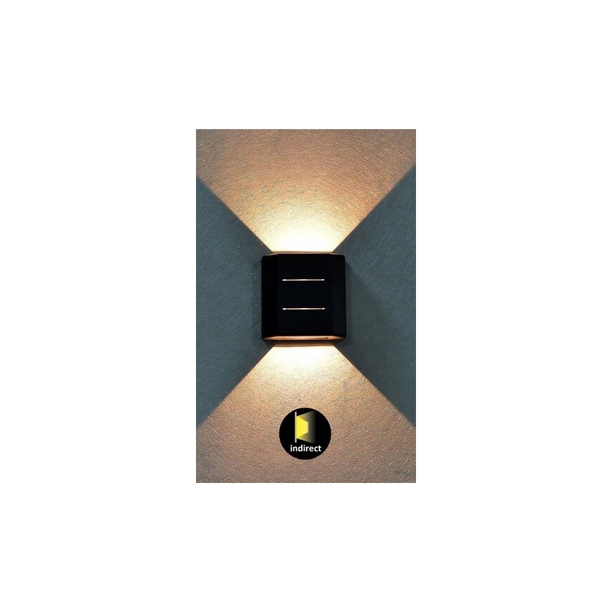 Rabalux - LED Āra sienas gaismeklis LED/6W/230V IP54 melns
