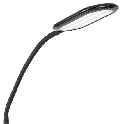 Rabalux - LED Aptumšojama skārienvadāma grīdas stāvlampa LED/10W/230V 3000-6000K, melna