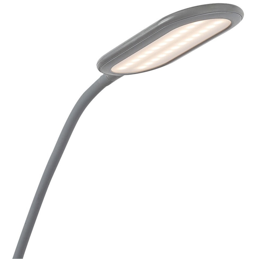 Rabalux - LED Aptumšojama skārienvadāma grīdas stāvlampa LED/10W/230V 3000-6000K, pelēka