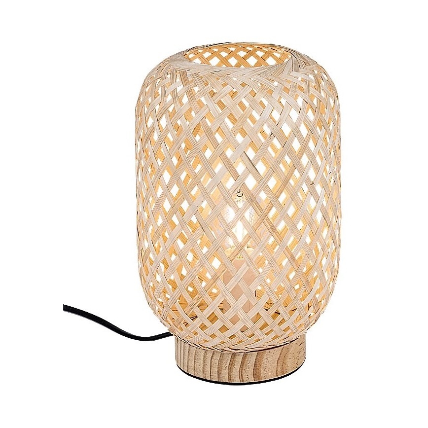 Rabalux - Galda lampa 1xE14/25W/230V, rotanga
