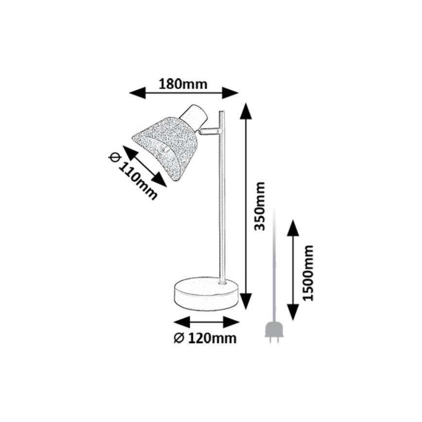 Rabalux - Galda lampa 1xE14/10W/230V