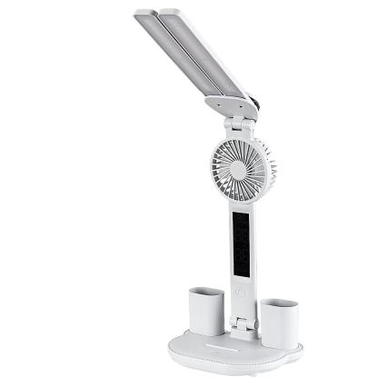 Rabalux - Regulējama LED galda lampa ar ventilatoru LED/7W/5V 3000/4000/6500K