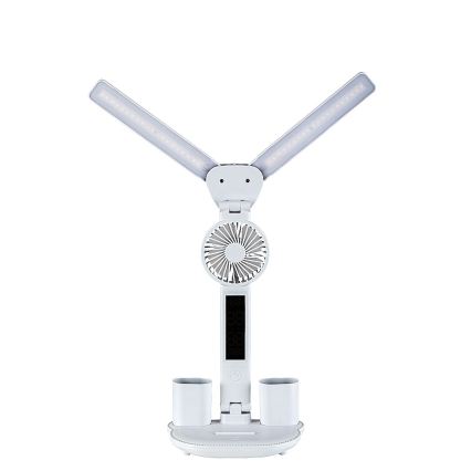 Rabalux - LED aptumšojama galda lampa ar ventilatoru un displeju LED/7W/5V 3000/4000/6500K