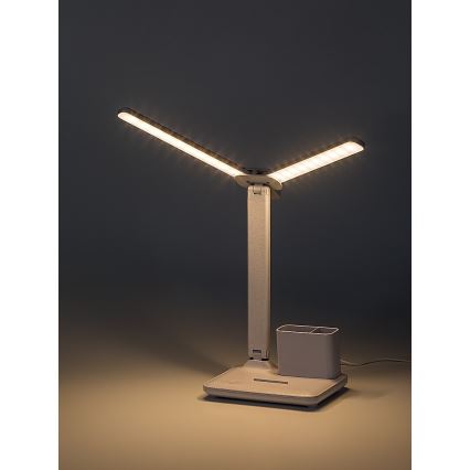 Rabalux - regulējama LED skārienjūtīgā galda lampa LED/5W/5V 3000/4000/6500K