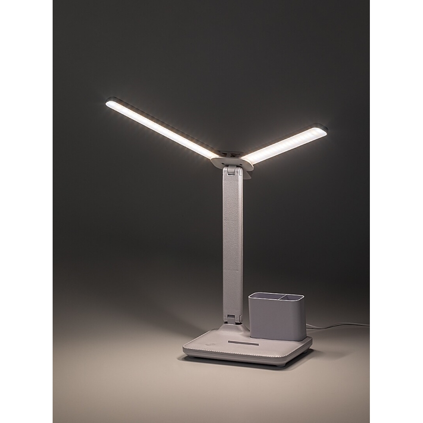 Rabalux - regulējama LED skārienjūtīgā galda lampa LED/5W/5V 3000/4000/6500K