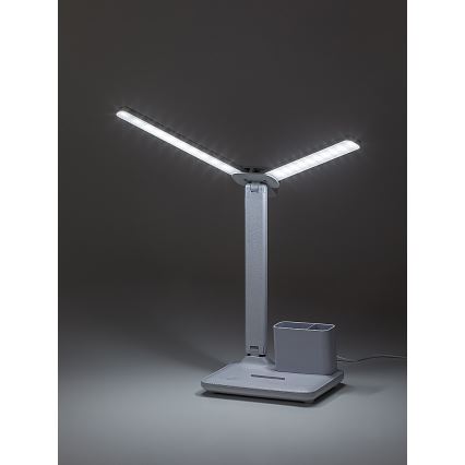 Rabalux - regulējama LED skārienjūtīgā galda lampa LED/5W/5V 3000/4000/6500K