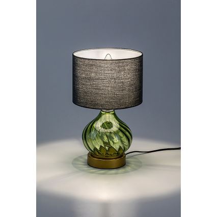 Rabalux - Galda lampa 1xE14/25W/230V zaļa