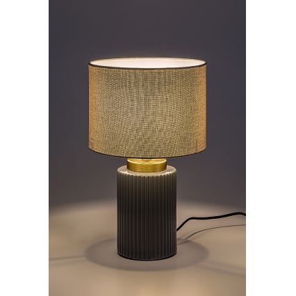 Rabalux - Galda lampa 1xE14/40W/230V pelēka