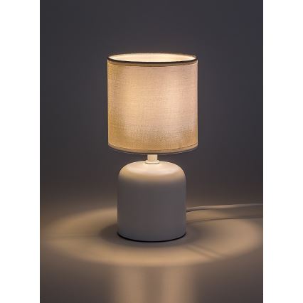 Rabalux - Galda lampa 1xE14/40W/230V balta