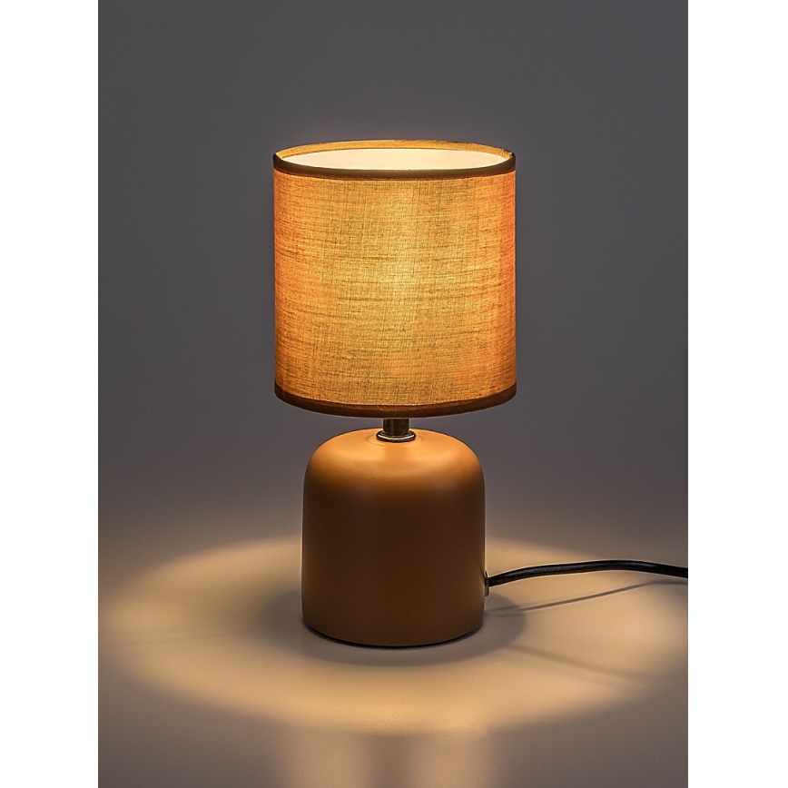 Rabalux - Galda lampa 1xE14/40W/230V brūna
