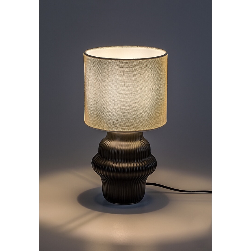 Rabalux - Melna galda lampa 1xE14/40W/230V