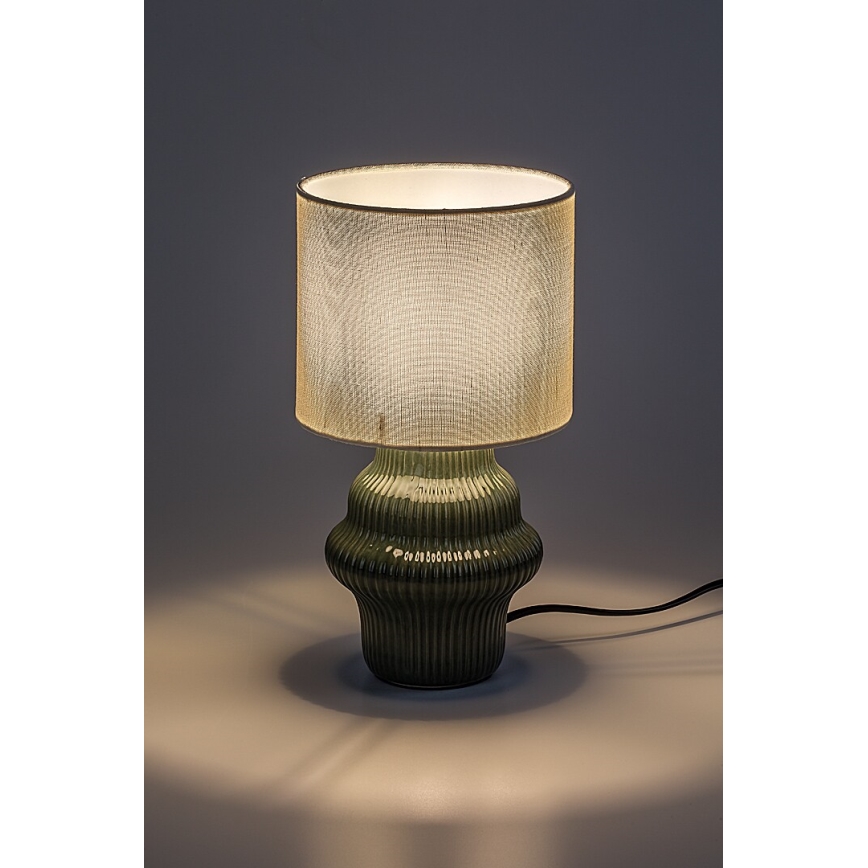 Rabalux - Galda lampa 1xE14/40W/230V zaļa