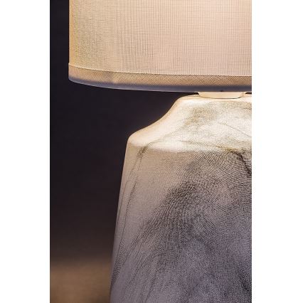 Rabalux - Galda lampa 1xE14/40W/230V balta/marmora dekors