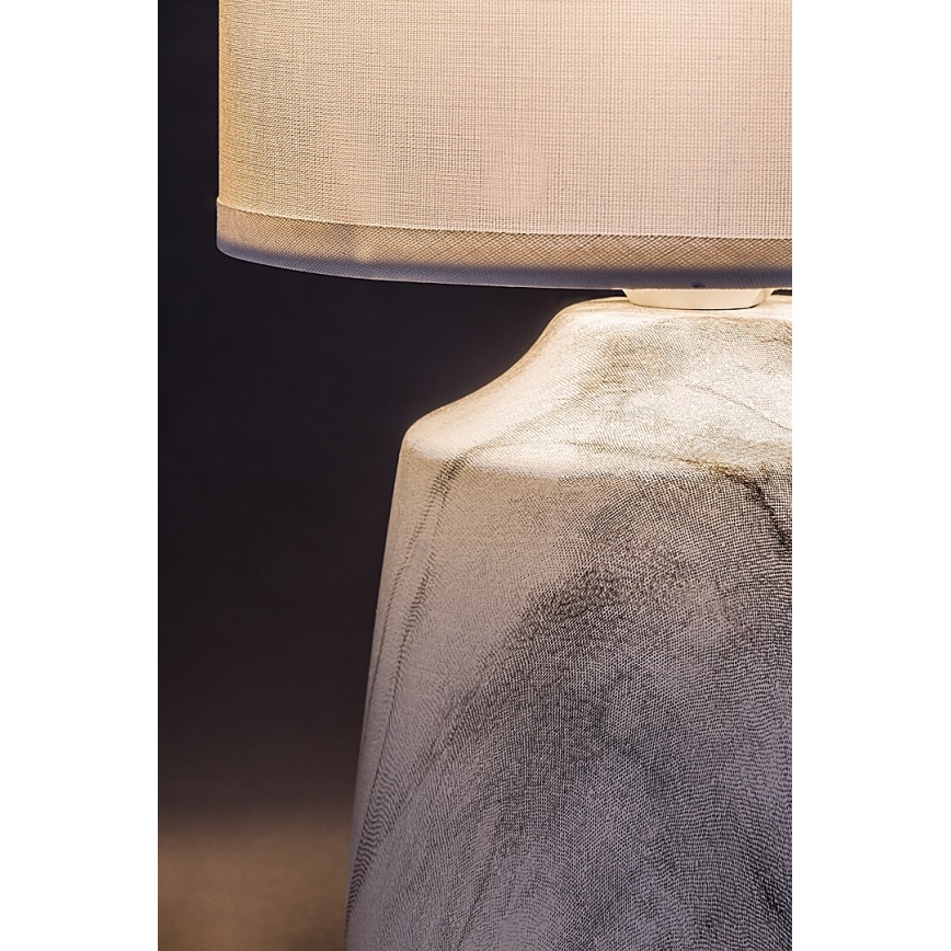 Rabalux - Galda lampa 1xE14/40W/230V balta/marmora dekors