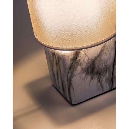Rabalux - Galda lampa 1xE14/40W/230V balta/marmora dekors