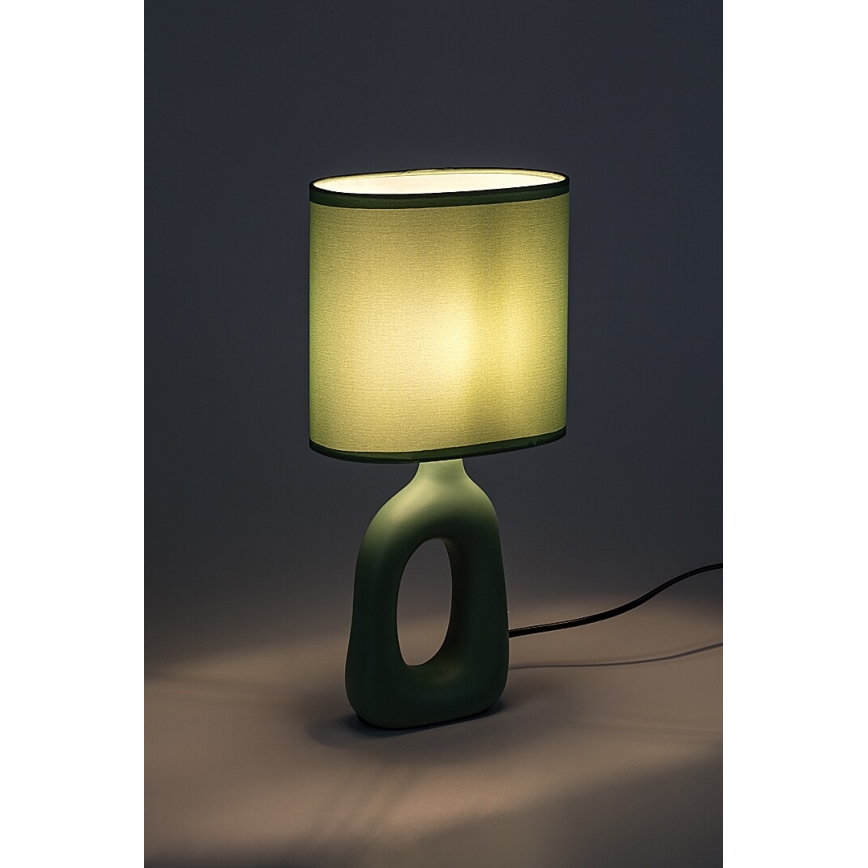Rabalux - Zaļa galda lampa 1xE14/40W/230V