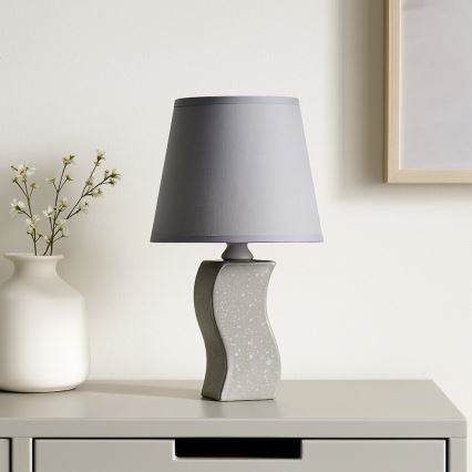 Rabalux - Galda lampa 1xE14/40W/230V pelēka