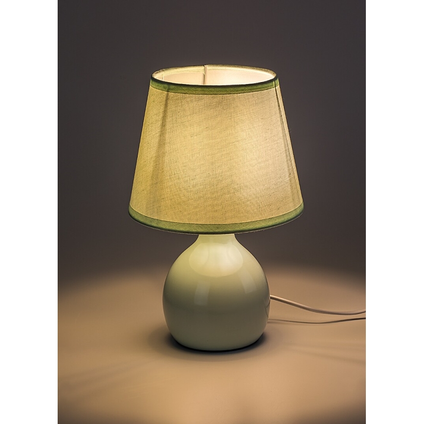 Rabalux - Galda lampa 1xE14/40W/230V, mētas krāsā
