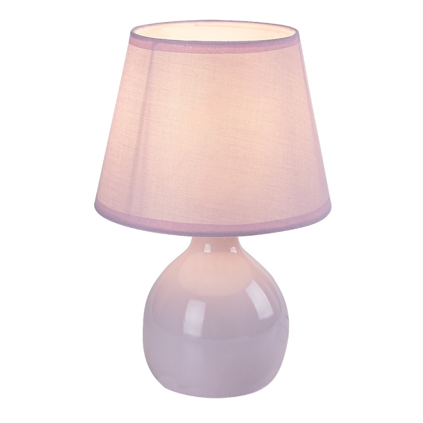 Rabalux - Galda lampa 1xE14/40W/230V rozā