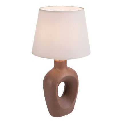 Rabalux - Galda lampa 1xE14/25W/230V brūna/krēmkrāsaina