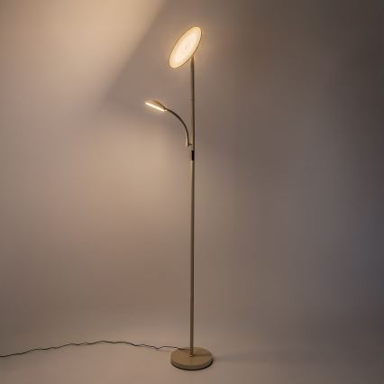 Rabalux - LED regulējama grīdas lampa LED/23W/230V 3000/4200/6500 bēša