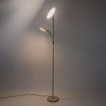 Rabalux - LED regulējama grīdas lampa LED/23W/230V 3000/4200/6500 bēša