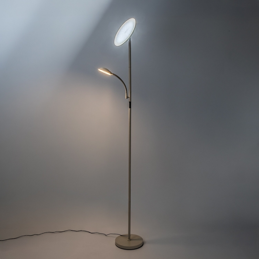 Rabalux - LED regulējama grīdas lampa LED/23W/230V 3000/4200/6500 bēša