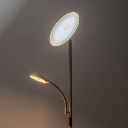 Rabalux - LED regulējama grīdas lampa LED/23W/230V 3000/4200/6500 bēša