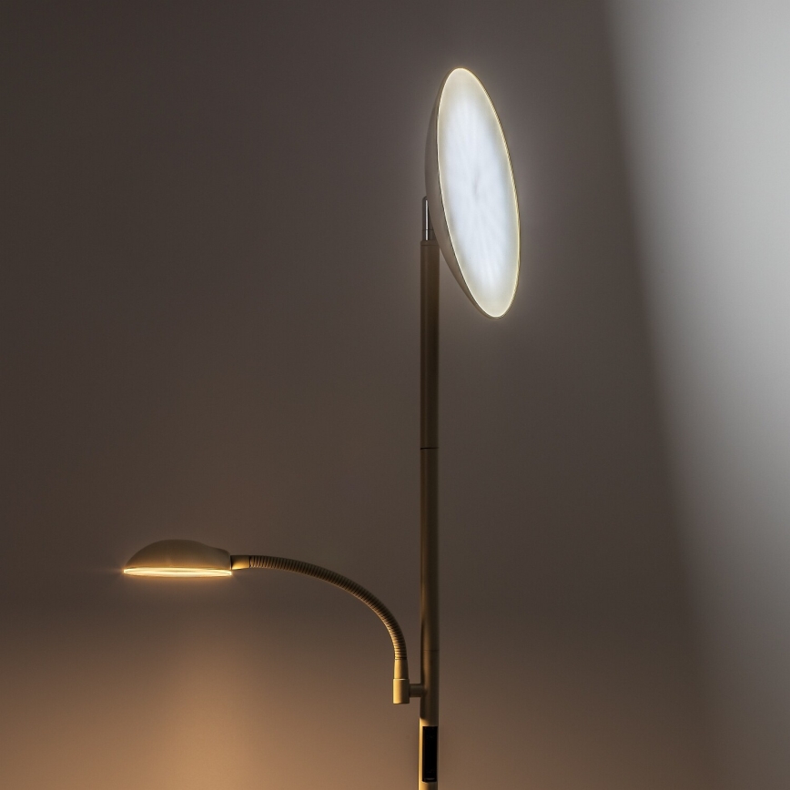 Rabalux - LED regulējama grīdas lampa LED/23W/230V 3000/4200/6500 bēša
