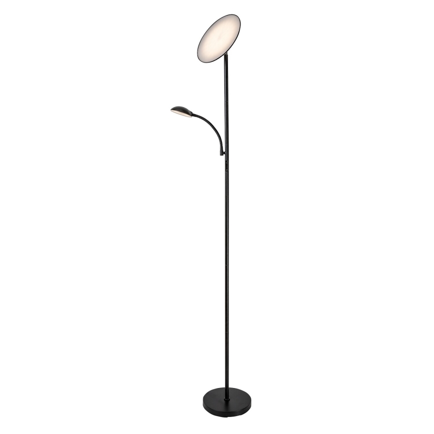 Rabalux - regulējama LED stāvlampa LED/23W/230V 3000/4200/6500 melna