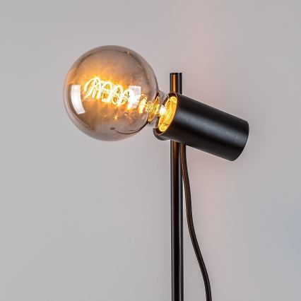 Rabalux - Stāvlampa 1xE27/60W/230V melna