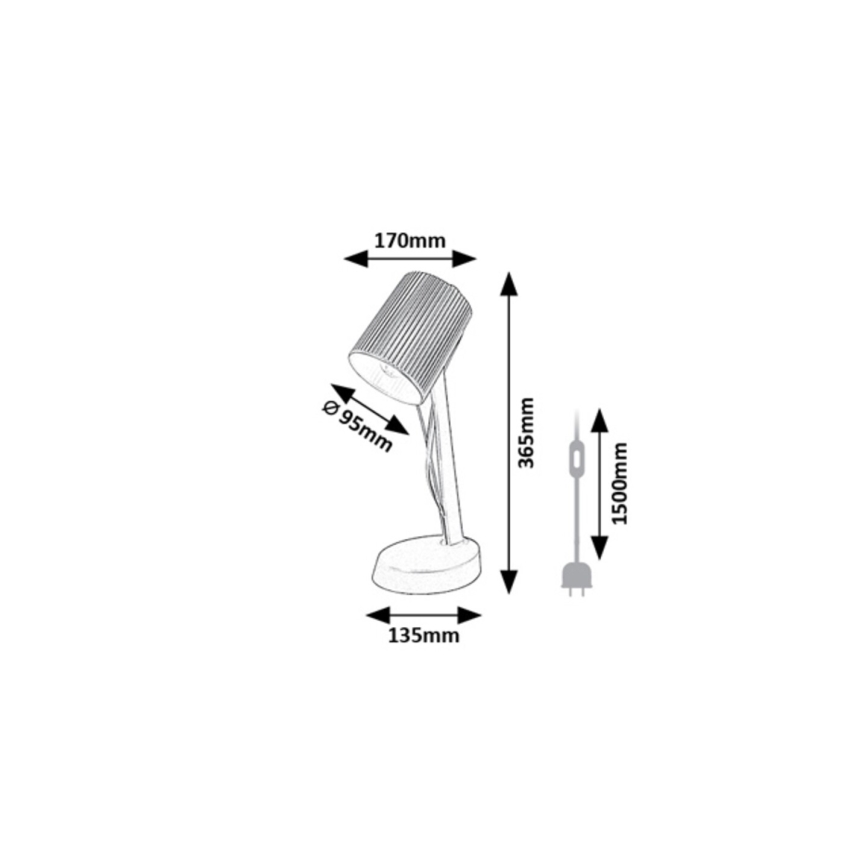 Rabalux - Galda lampa 1xE14/11W/230V bēša