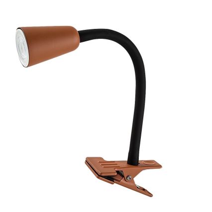Rabalux - Galda lampa ar skavu 1xGU10/7W/230V oranžā